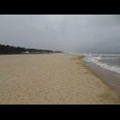 Der breite Sandstrand auf Höhe von Huế